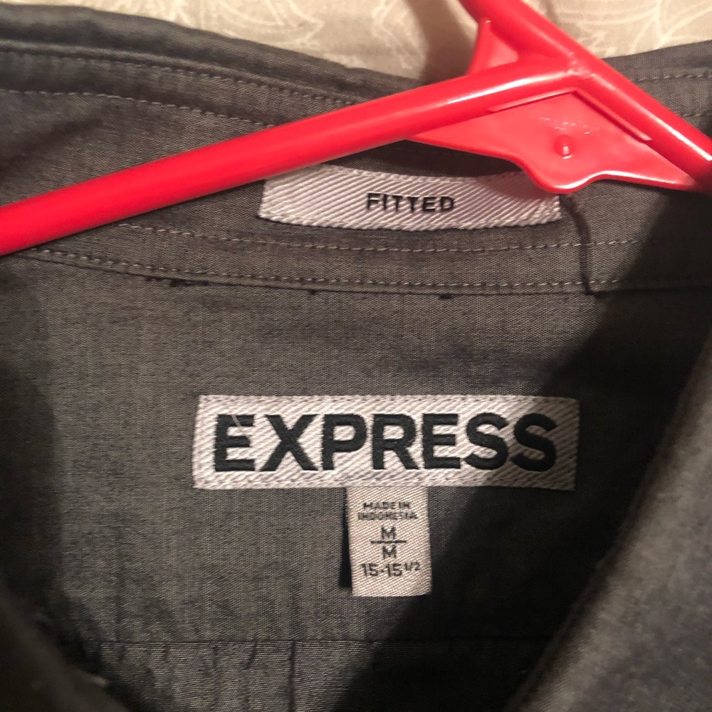 Express long sleeve dress button down